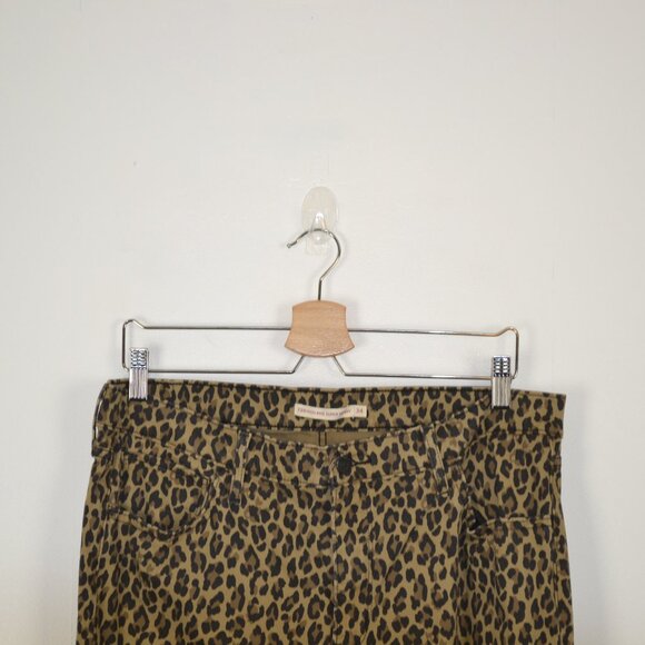 Levis 720 High Rise Supper Skinny Leopard Print Womens 34 Stretch 5 Pockets - Picture 3 of 10